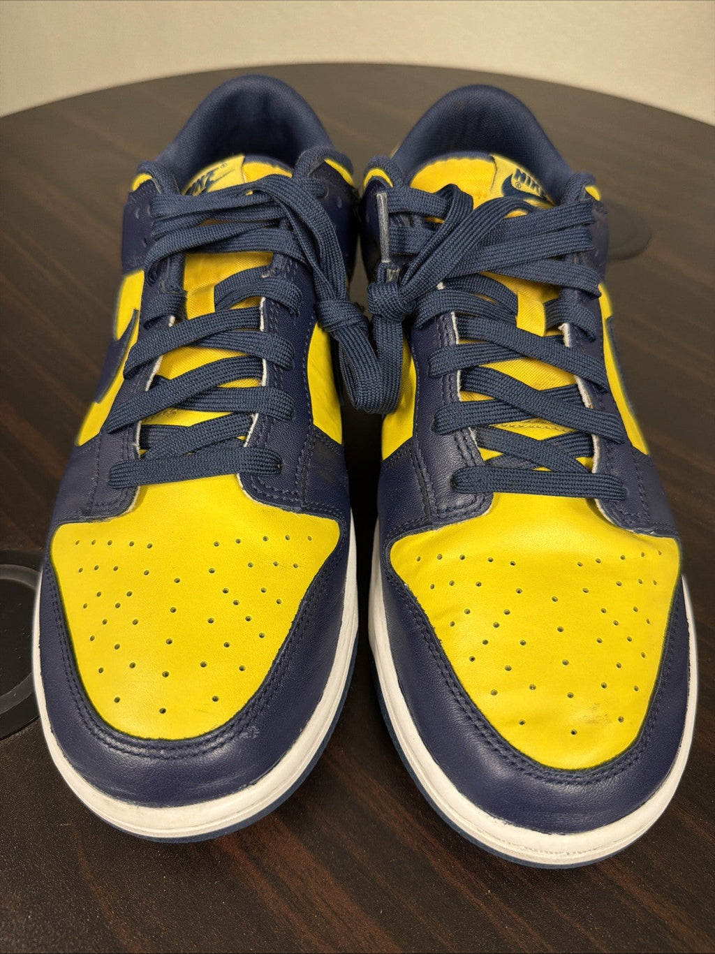 Men's NIKE Dunk Low 'Michigan' Shoes / Sneakers Size 10.5 DD1391-700 - product image from the listing.