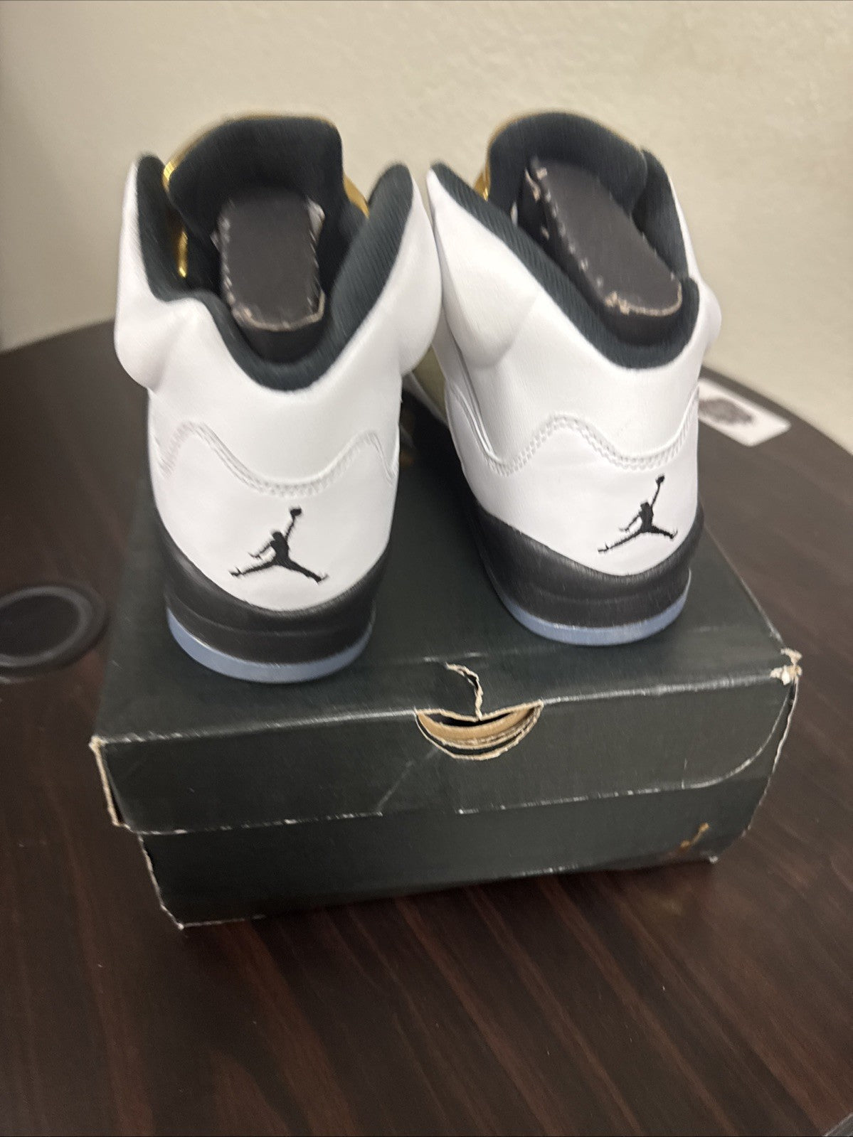Nike Air Jordan 5 V Retro Olympic 2016 440888-133 Gold - 5y - product image from the listing.