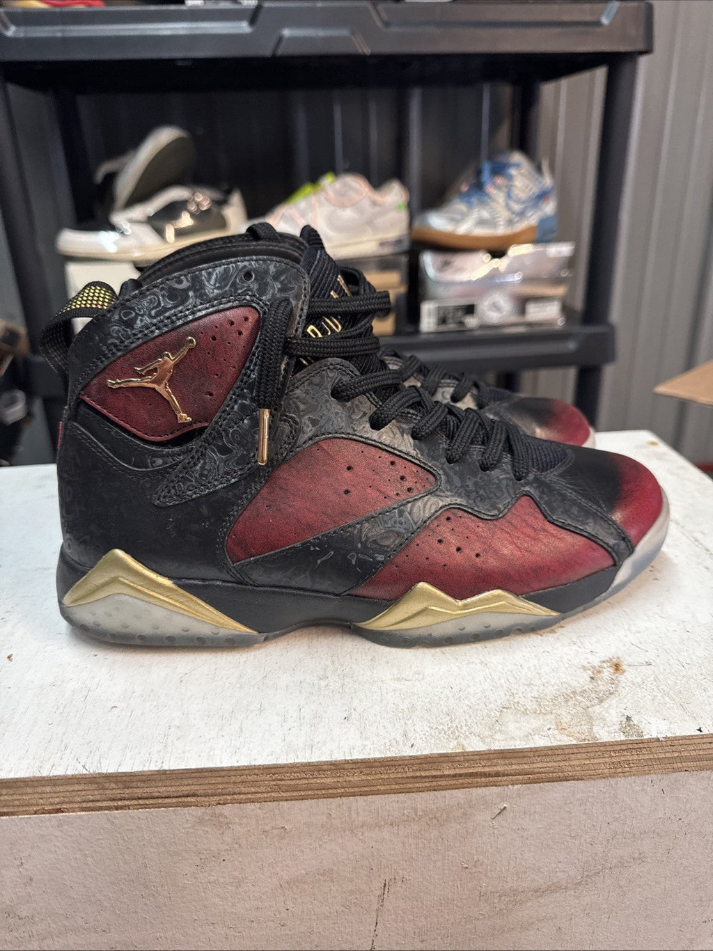 Jordan 7 Retro Doernbecher 2016 | Replacement Box - Barely Worn - Size 9 - product image from the listing.