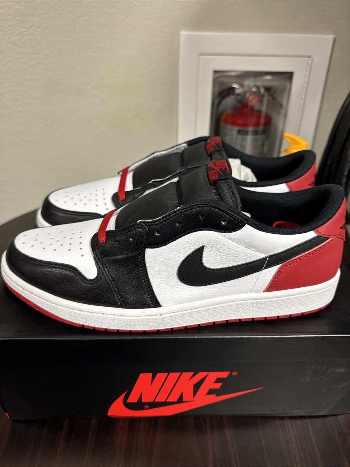 Air Jordan 1 Low OG Black Toe CZ0790-106 GS - Size 13 - product image from the listing.
