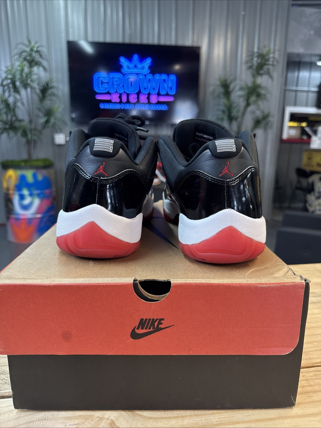 "BRED" Size 13 - Air Jordan 11 Retro Low 2025 | Wore Once - product image from the listing.