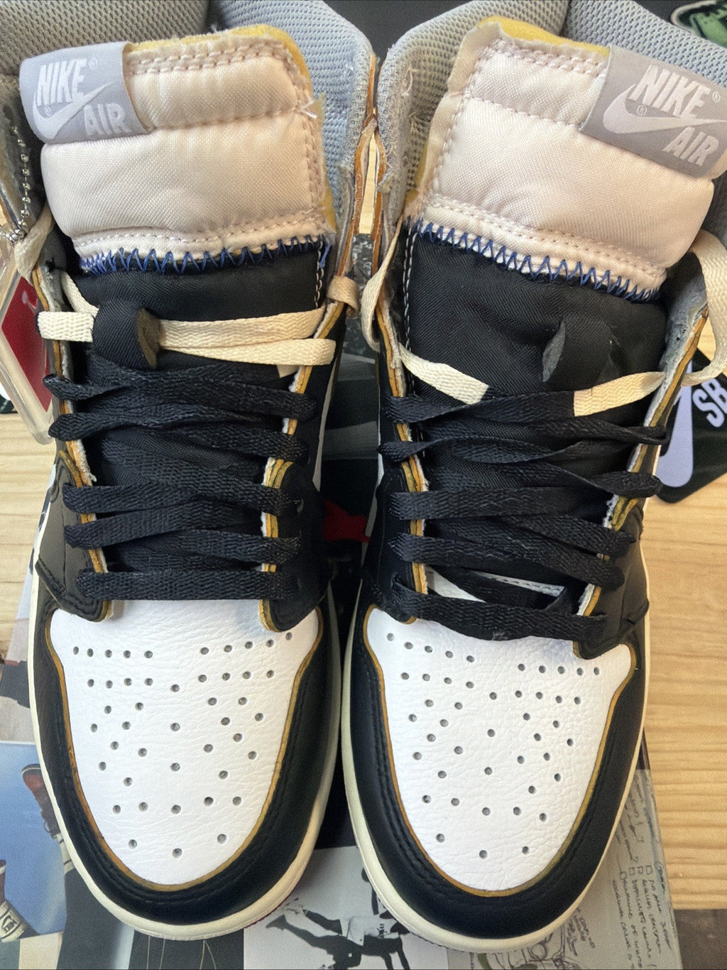 Jordan 1 Retro NRG x Union LA High Black Toe - Size 8.5 - product image from the listing.