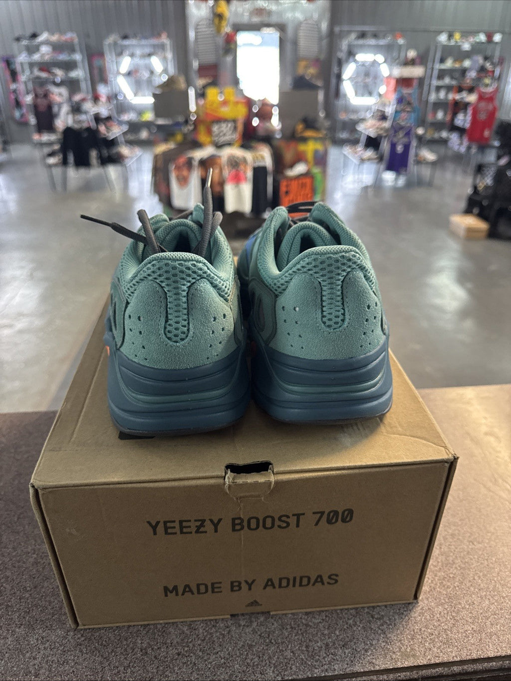 Adidas Yeezy Boost 700 Faded Azure | Wore Once - Size 11 - product image from the listing.