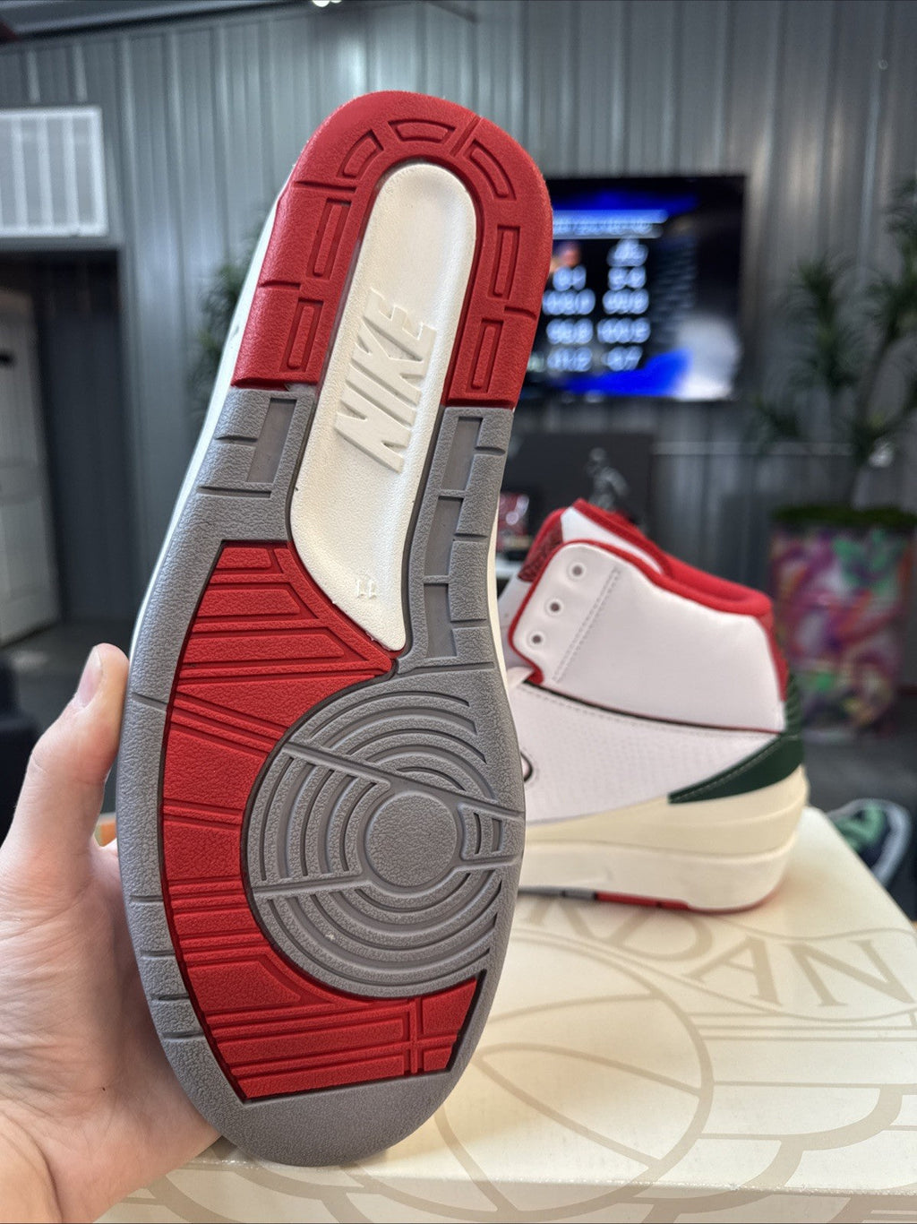 "ORIGINS" Size 11 - AIR JORDAN RETRO 2 | Wore Once - product image from the listing.