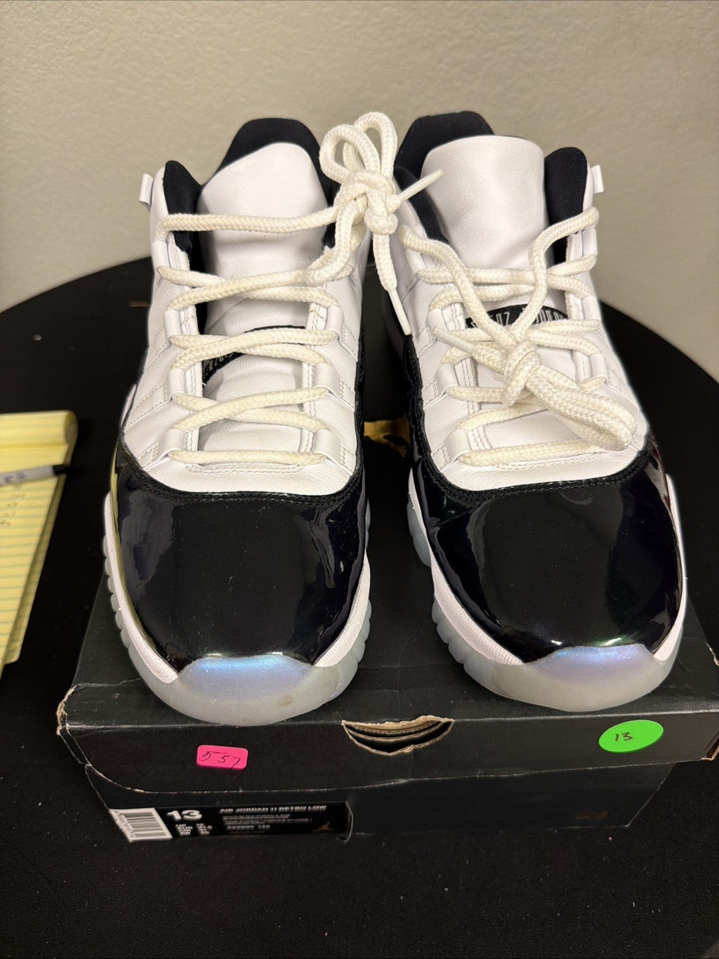 Air Jordan 11 Retro Low Emerald - Size 13 - product image from the listing.