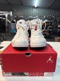 Jordan 6 White and University Red 2022 | Barely Wore - Size 8 - product image from the listing.