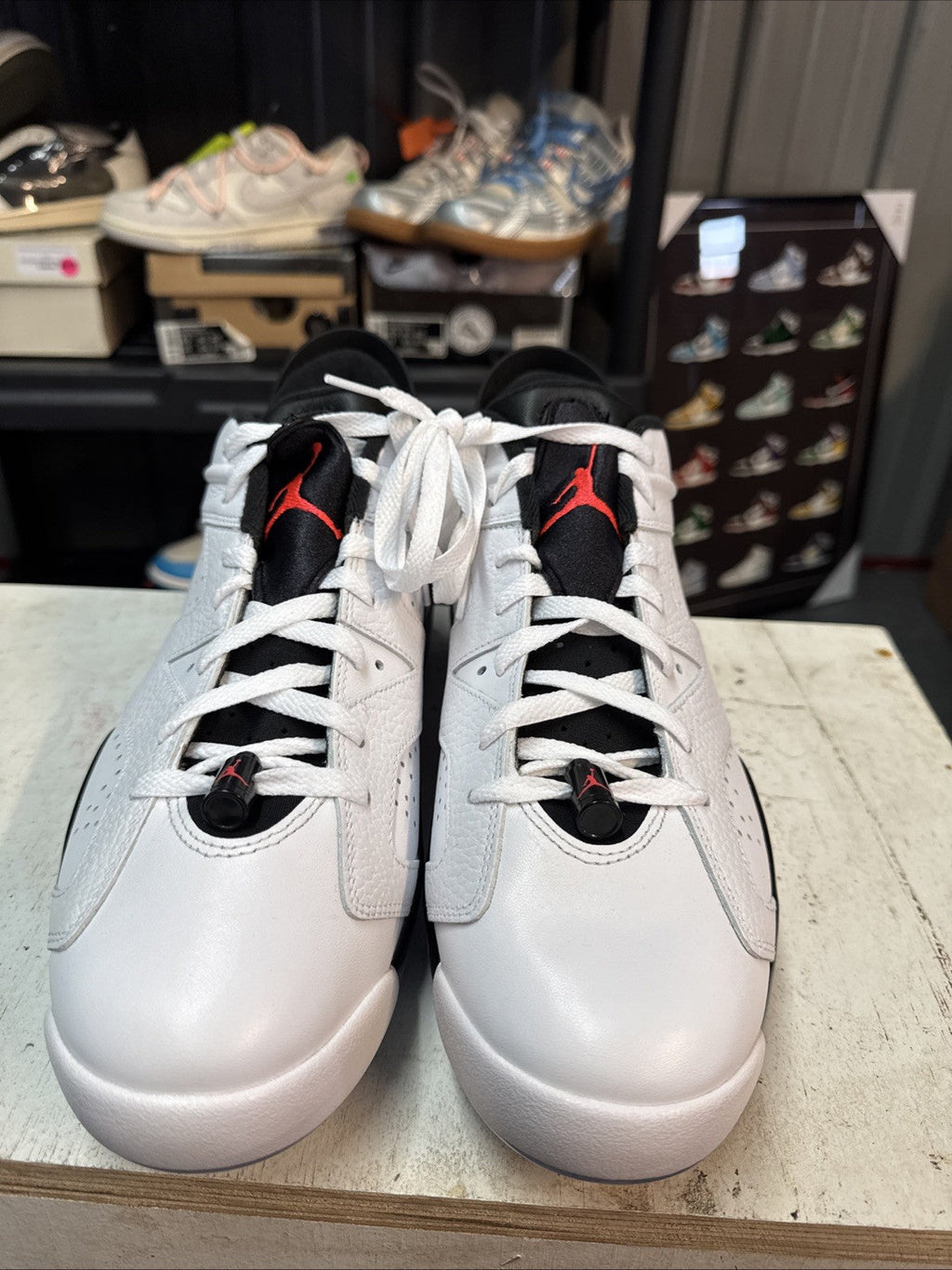 Air Jordan 6 Retro Golf Low White Infrared | Replacement Box - Size 12 - product image from the listing.