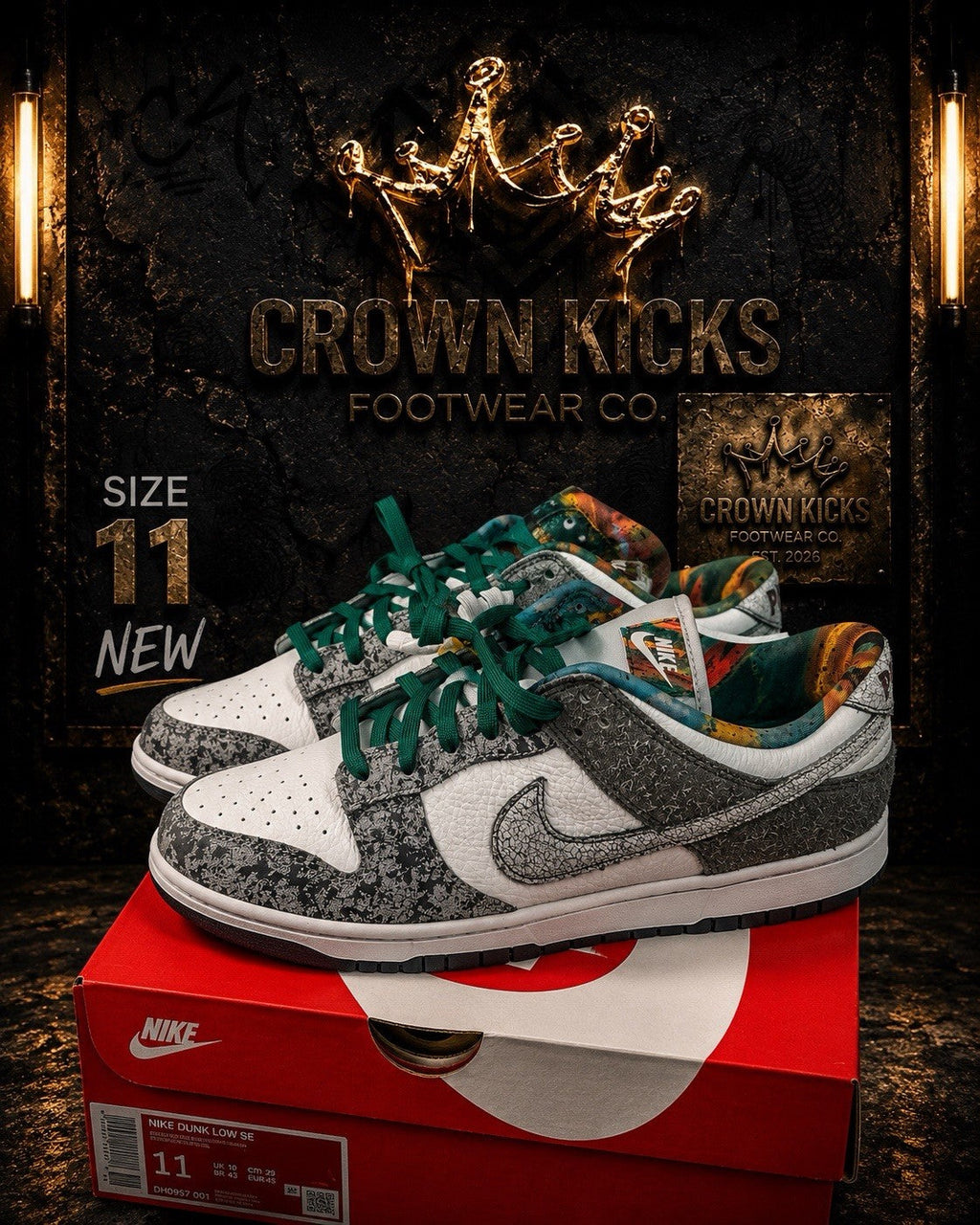 Men's Nike Dunk Low Premium "PHILLY" HF4840-068 size 11 US - product image from the listing.