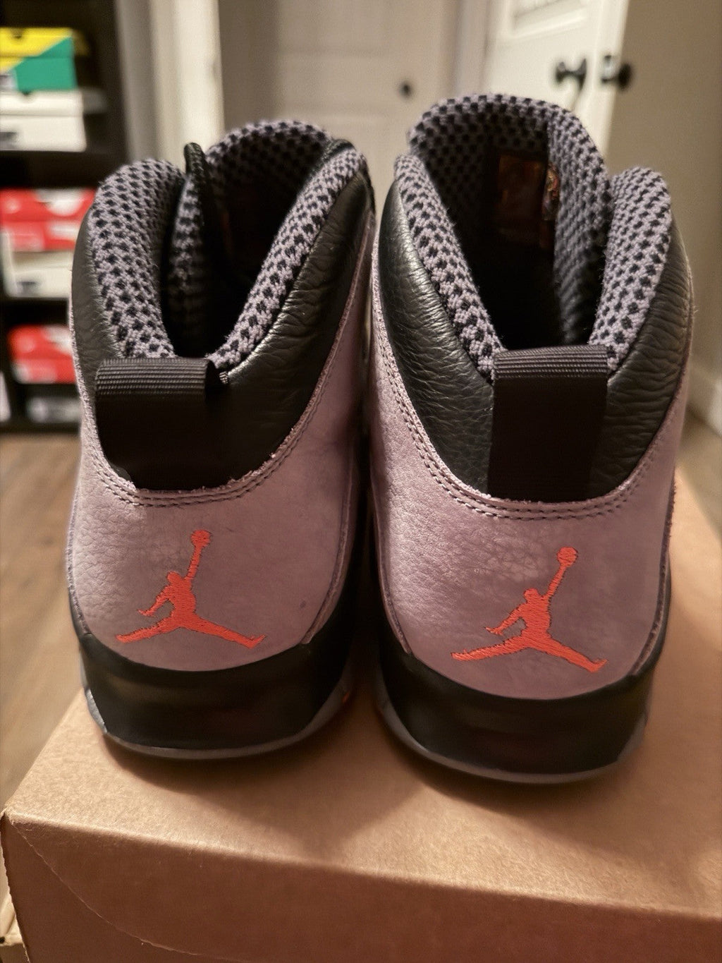 LOOK SEE Sample Taiwan SP14 Cool Grey Infrared Size 9 - Nike Air Jordan 10 Retro - product image from the listing.