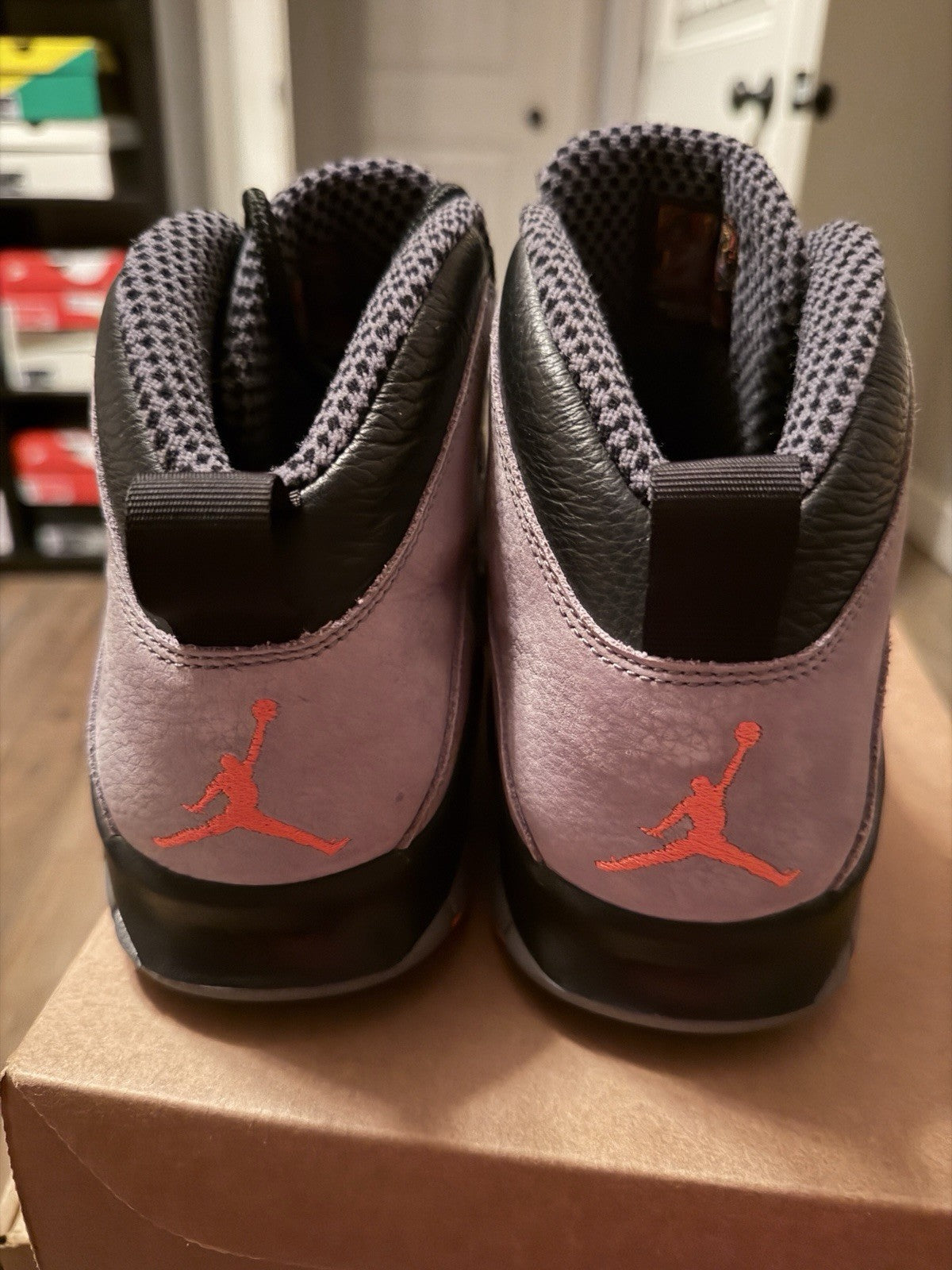 LOOK SEE Sample Taiwan SP14 Cool Grey Infrared Size 9 - Nike Air Jordan 10 Retro - product image from the listing.