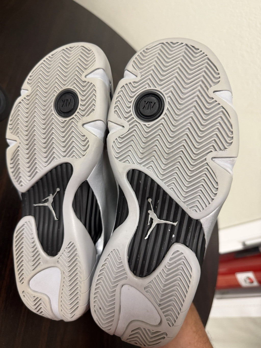 Air Jordan 14 Retro Low Metallic Silver W - Size 8 - product image from the listing.