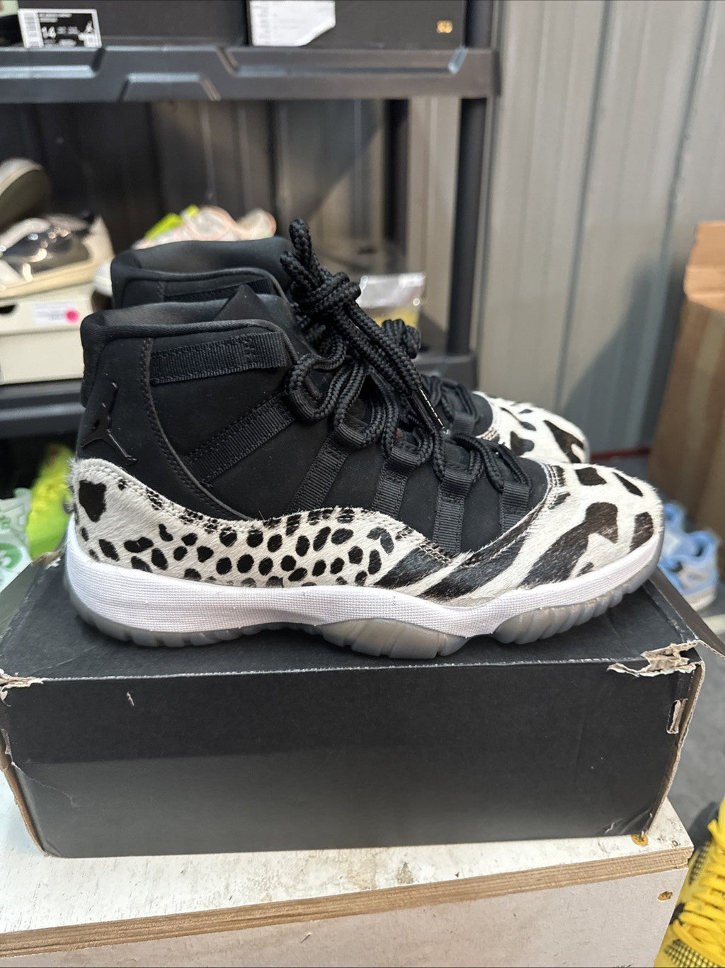 Jordan Retro 11 Animal Instinct | Worn Once - Replacement Box - Size 9W - product image from the listing.