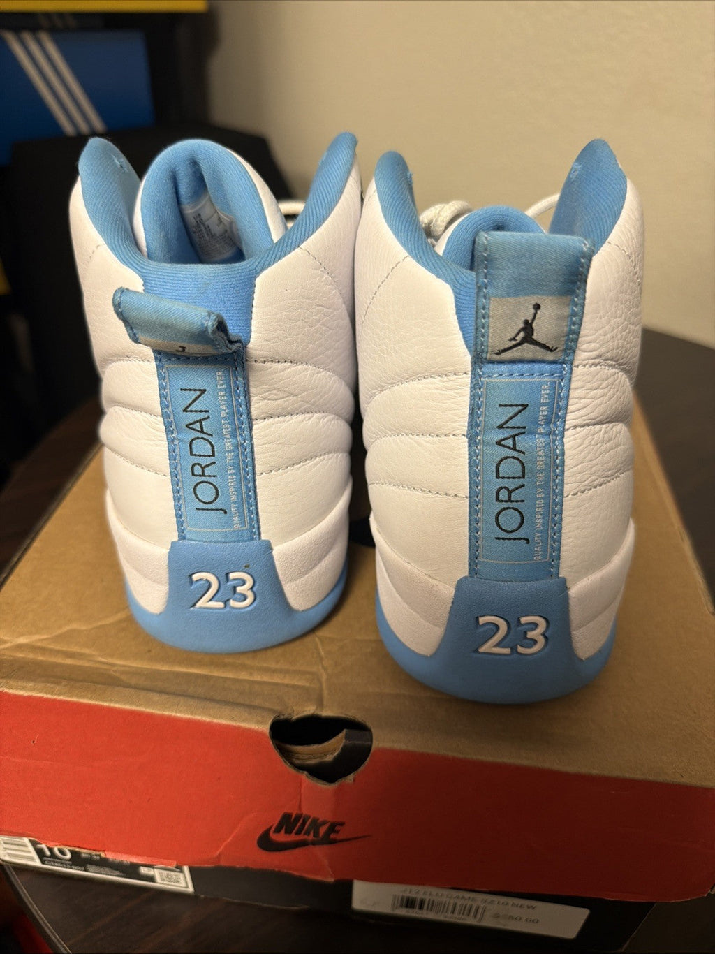 Air Jordan 12 Retro 2025 Melo casual basketball authentic shoe CT8013-112 for Men - product image from the listing.