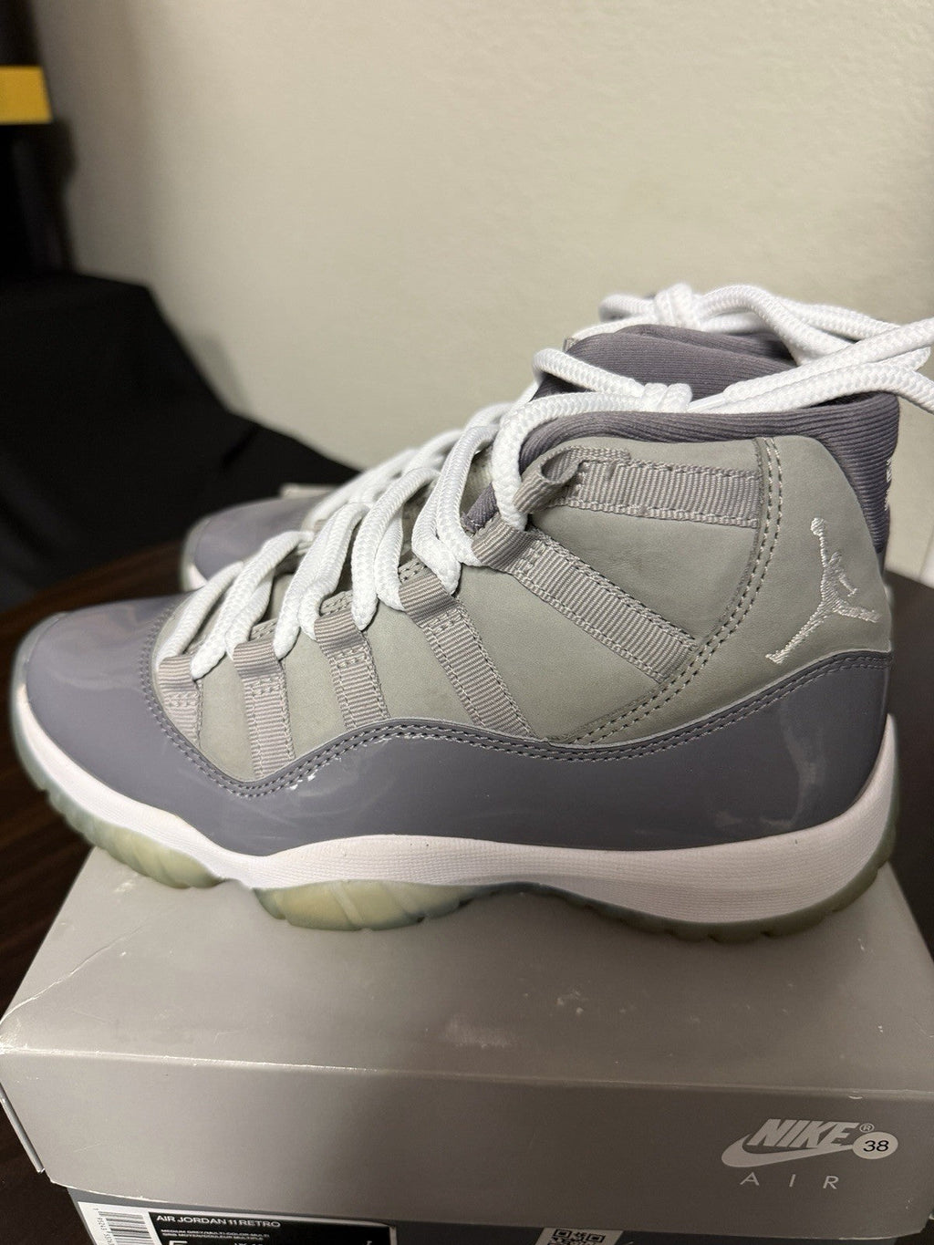 Jordan 11 Retro High Cool Grey - Size 5 - product image from the listing.