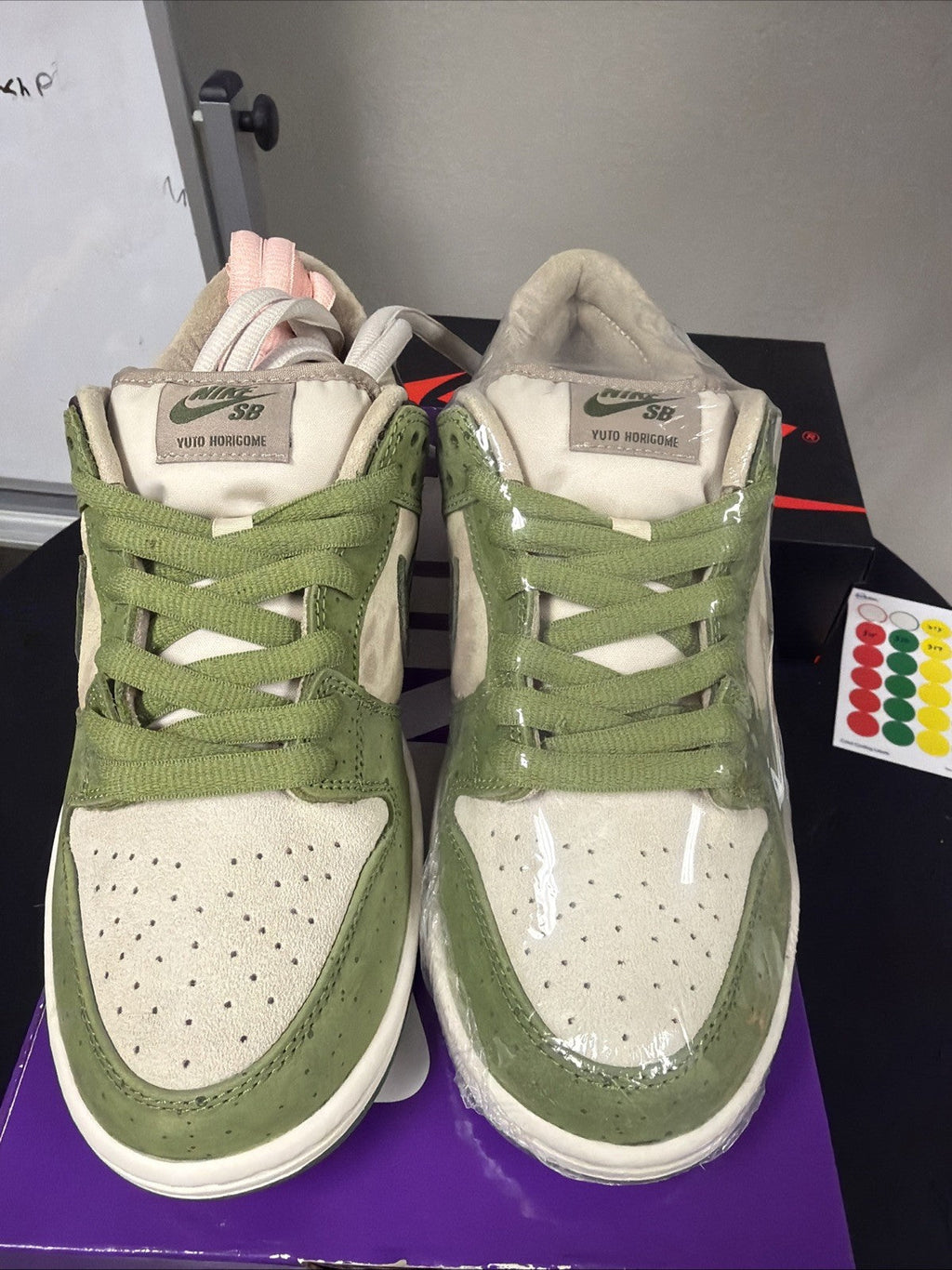 "YUTO HORIGOME MATCHA" Nike SB Dunk Low 2025 - Size 8 - HF8022 300 (10469-12) - product image from the listing.