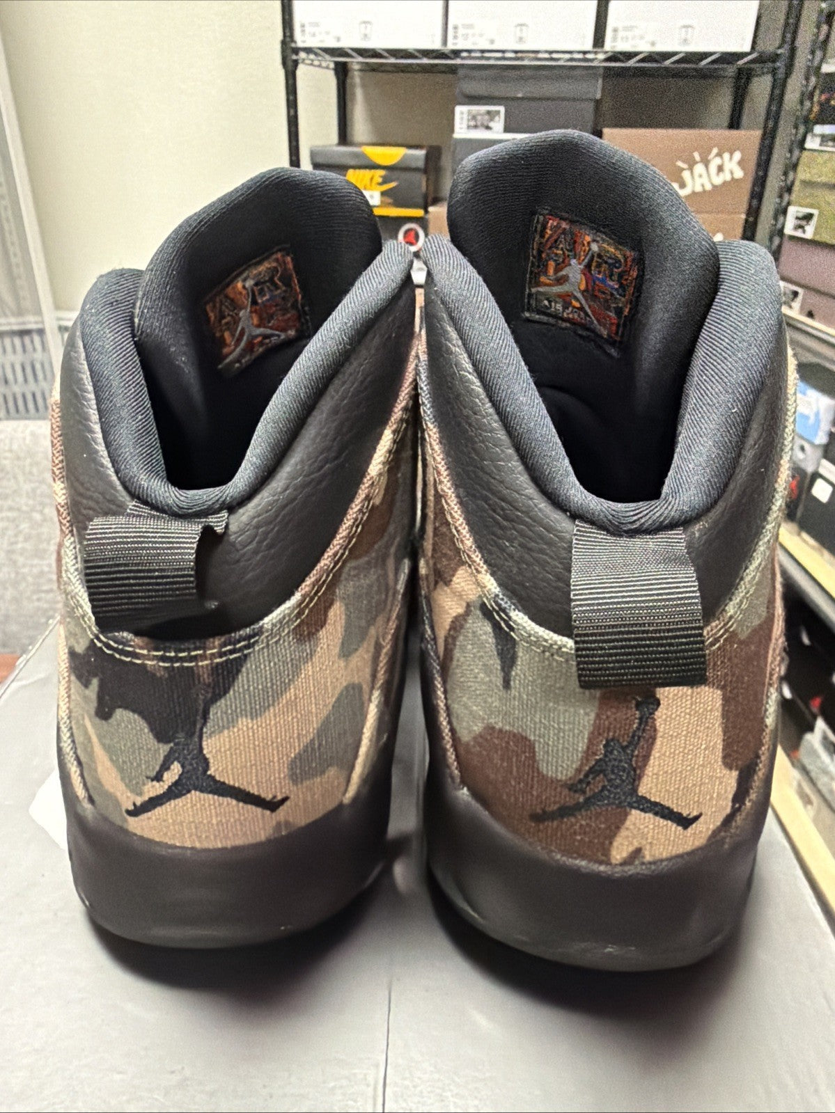 Air Jordan 10 Retro Woodland Camo - Size 10 - product image from the listing.