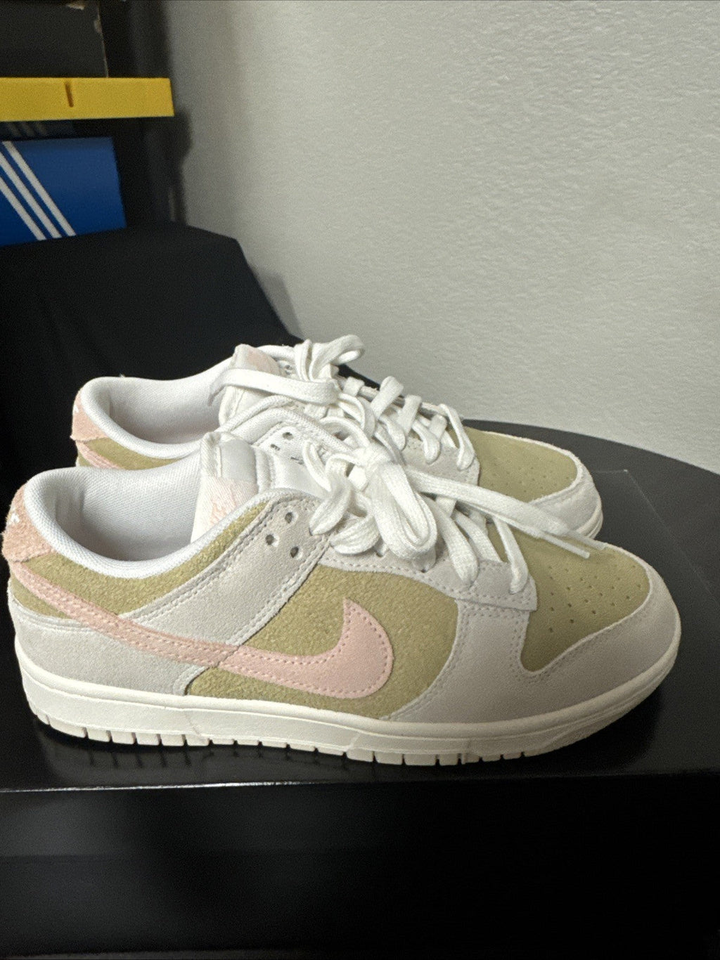Women's Size 8 W - Nike Dunk Low 'Phantom Washed Coral' Shoes | No Box - product image from the listing.