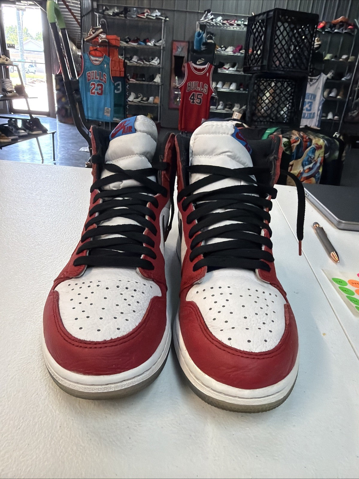 Origin Story Gym Red Size 11.5 Og All - Jordan 1 - product image from the listing.