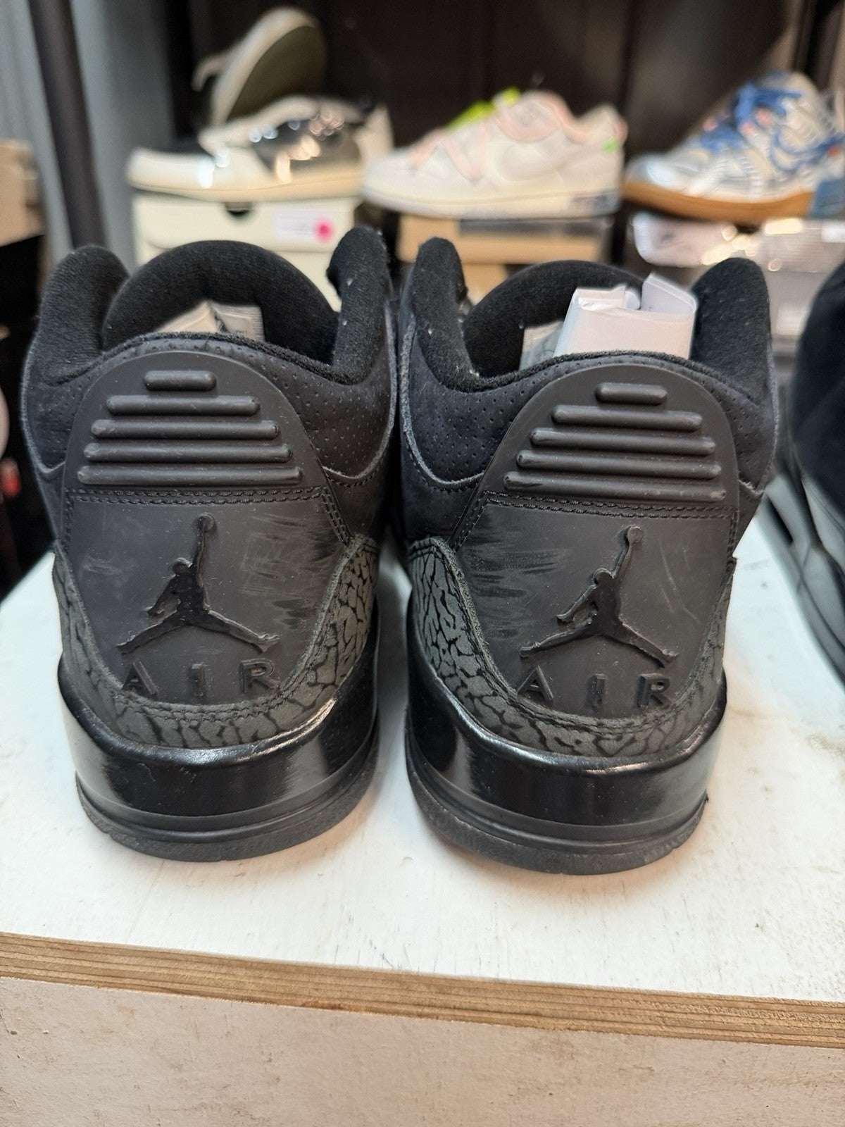 Black Cat 2025 CT8532-001 Size 9 - Air Jordan 3 Retro - product image from the listing.