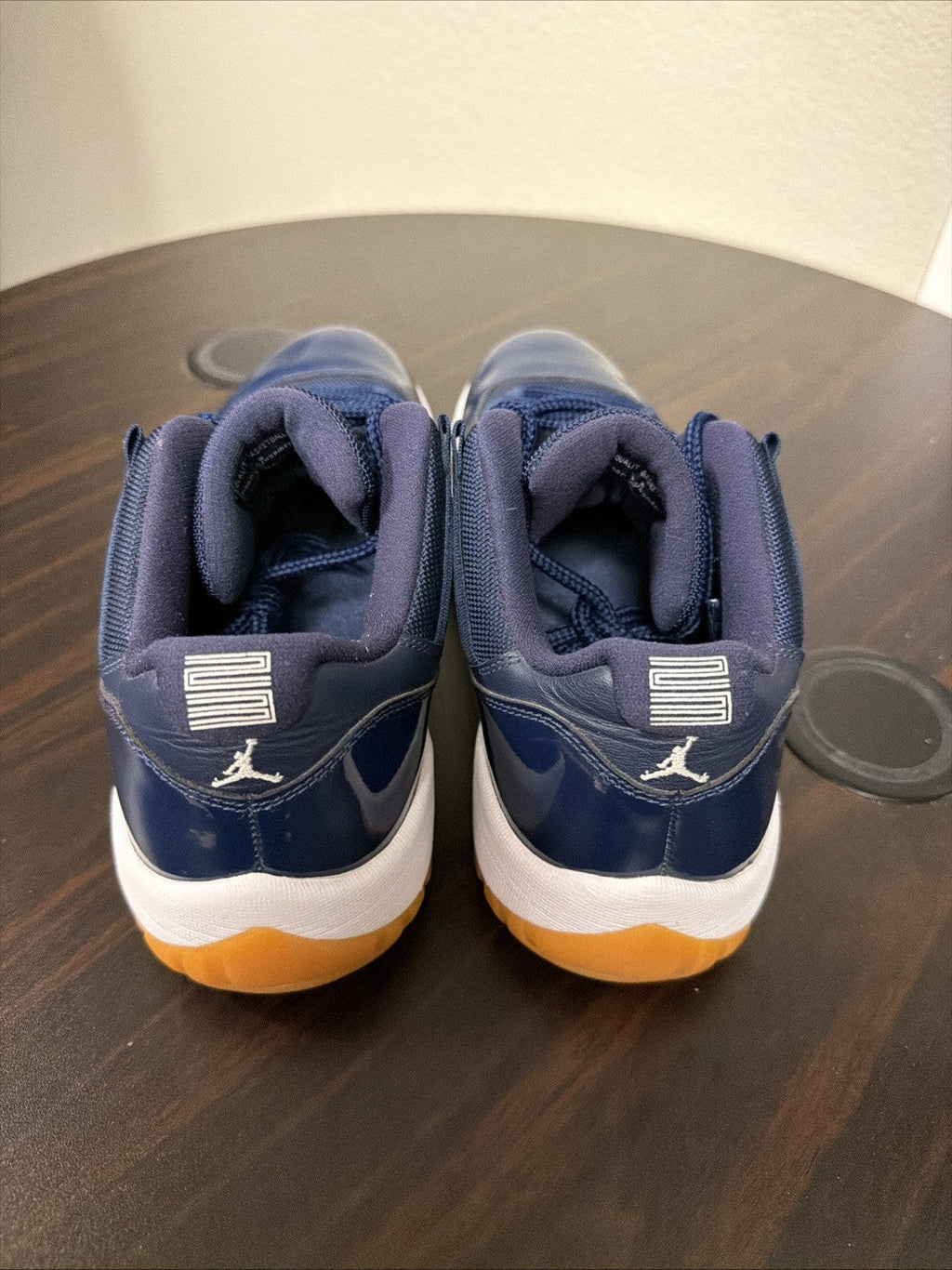 Navy Gum Size 10.5 Good Condition - Air Jordan 11 Retro Low - product image from the listing.