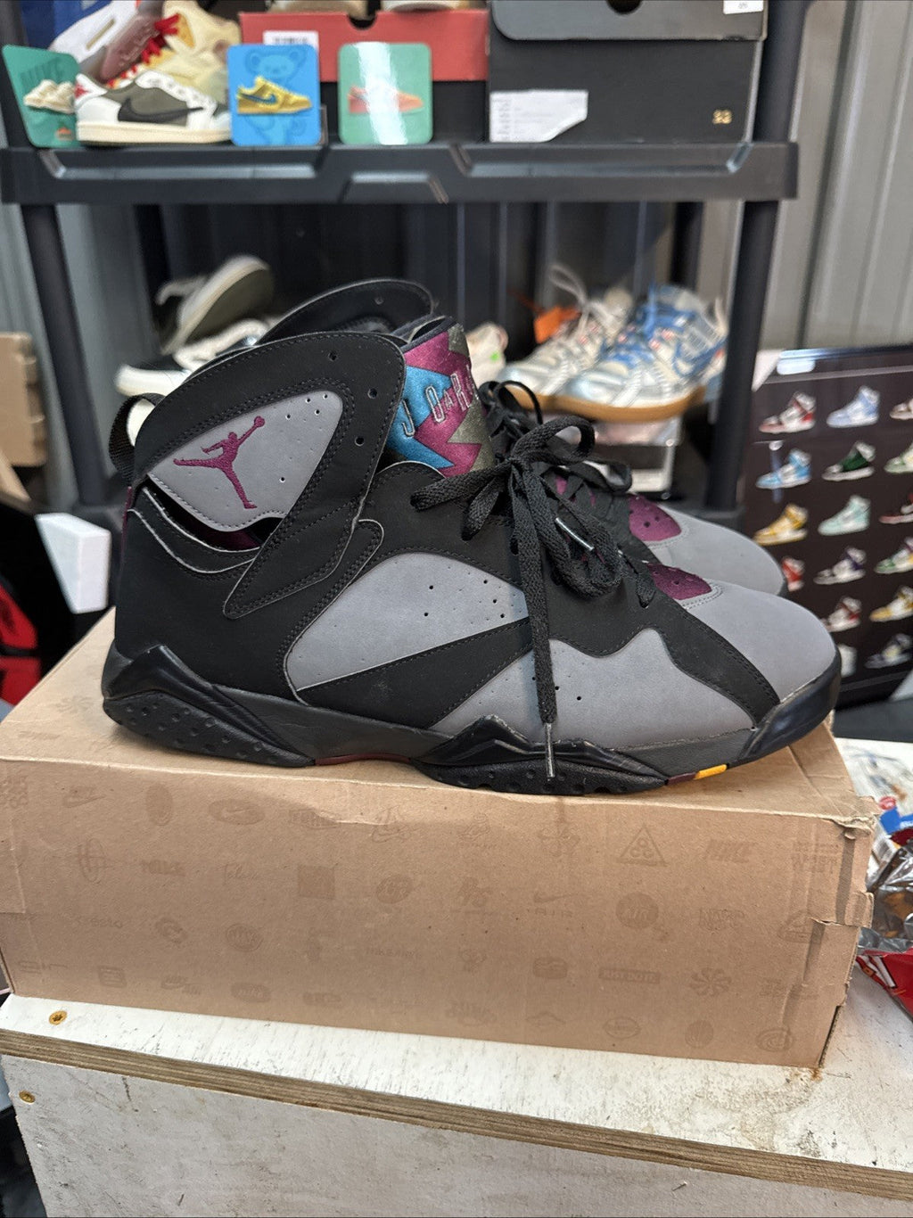 Air Jordan 7 Bordeaux Retro | Replacement Box - Barely Worn - Size 13.5 - product image from the listing.