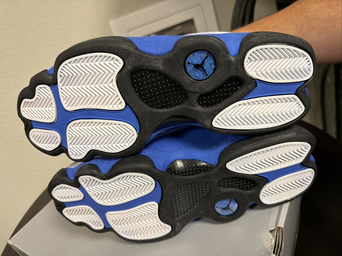 Hyper Royal White Blue Size 10.5 with box - Air Jordan 13 Retro - product image from the listing.