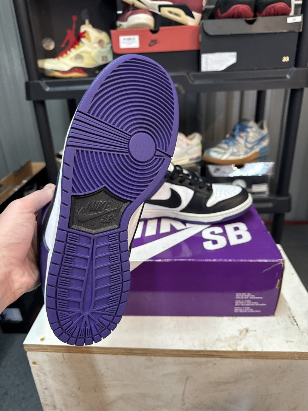 "COURT PURPLE" Size 12 - NIKE SB DUNK LOW - product image from the listing.