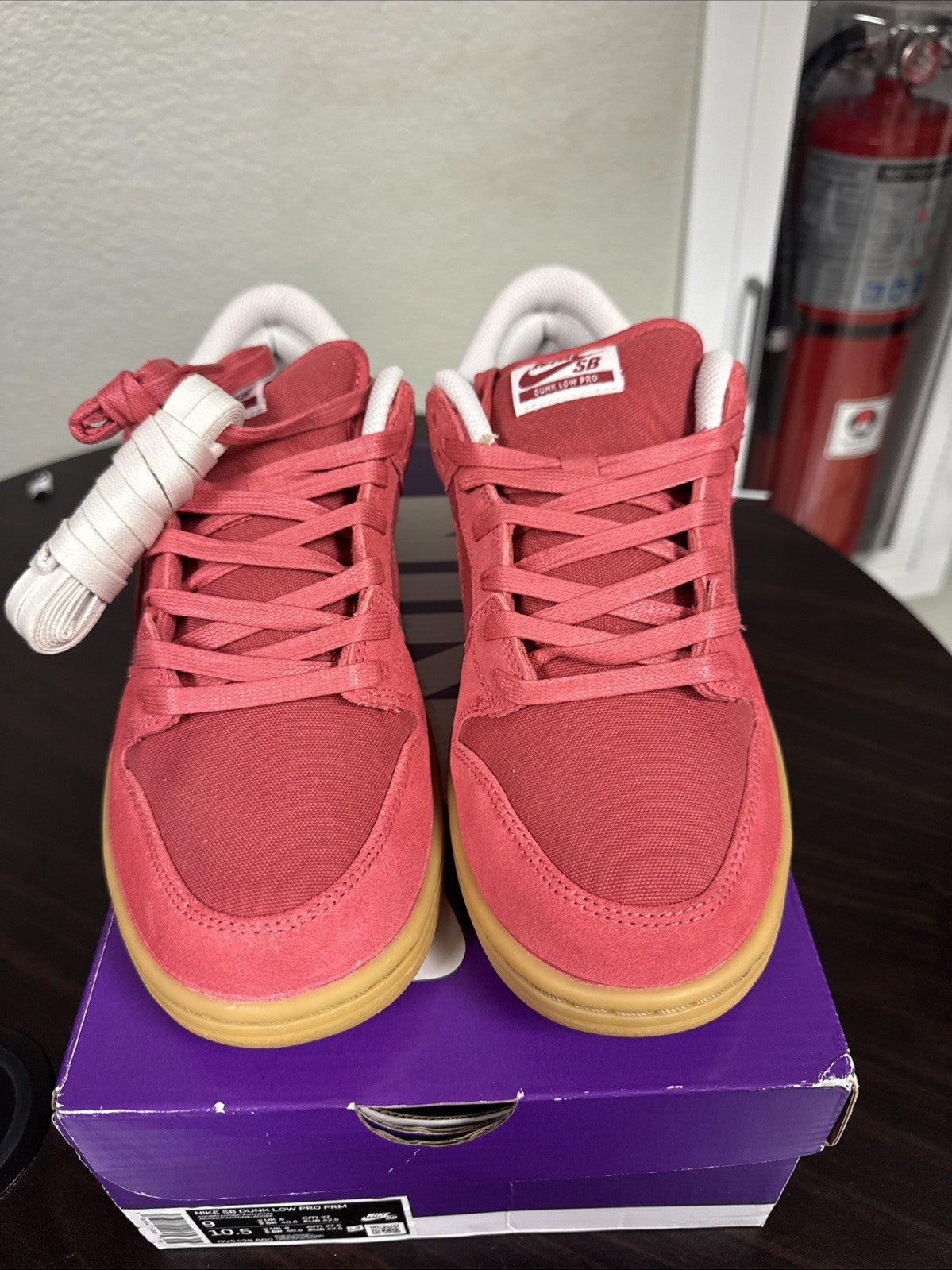 Men's [DV5429-600] Nike SB DUNK LOW 'ADOBE' - product image from the listing.