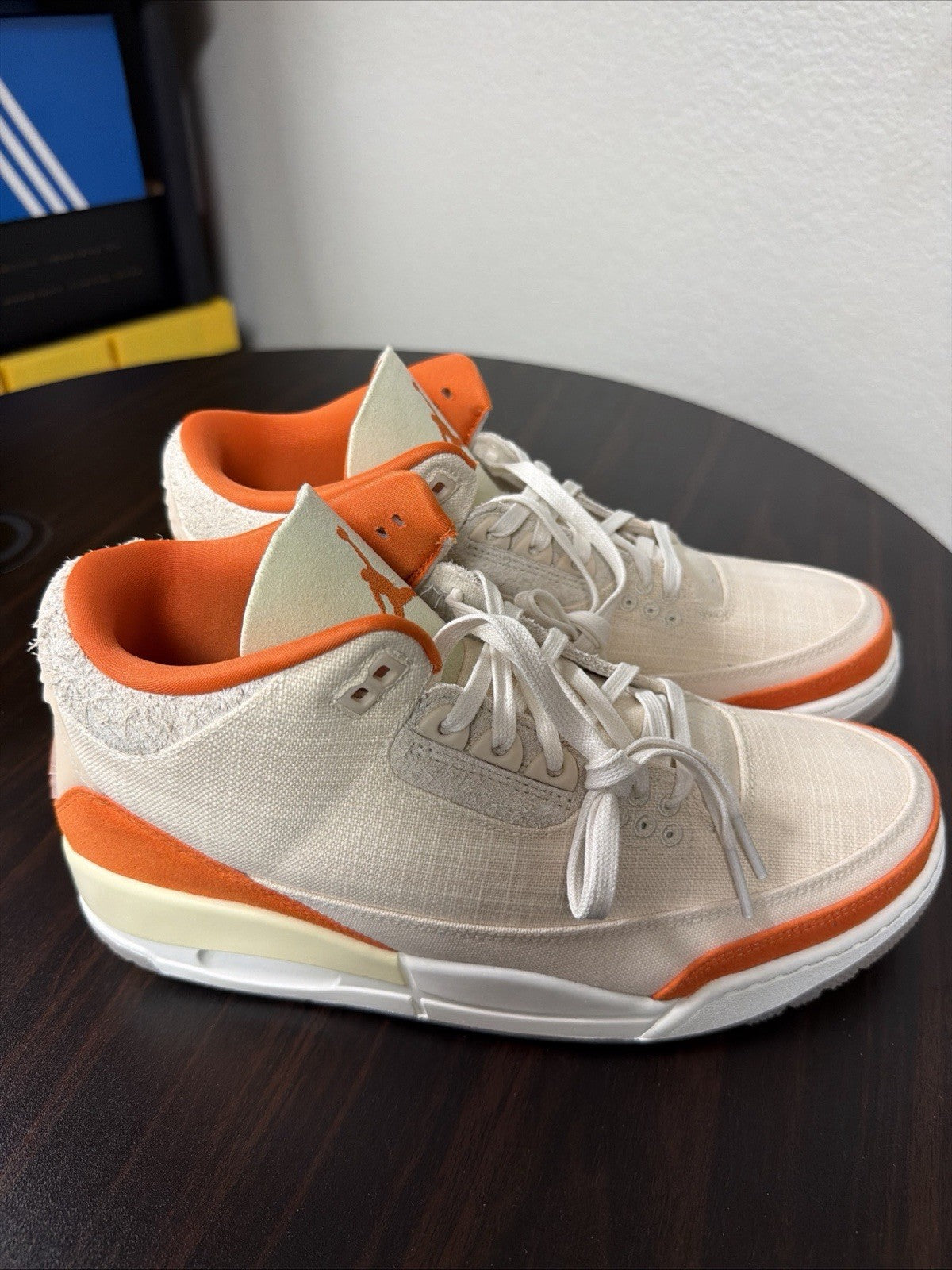 Size 11.5 Air Jordan 3 Retro Starfish Orange Sail IH7694-200 Brand New for Women - product image from the listing.