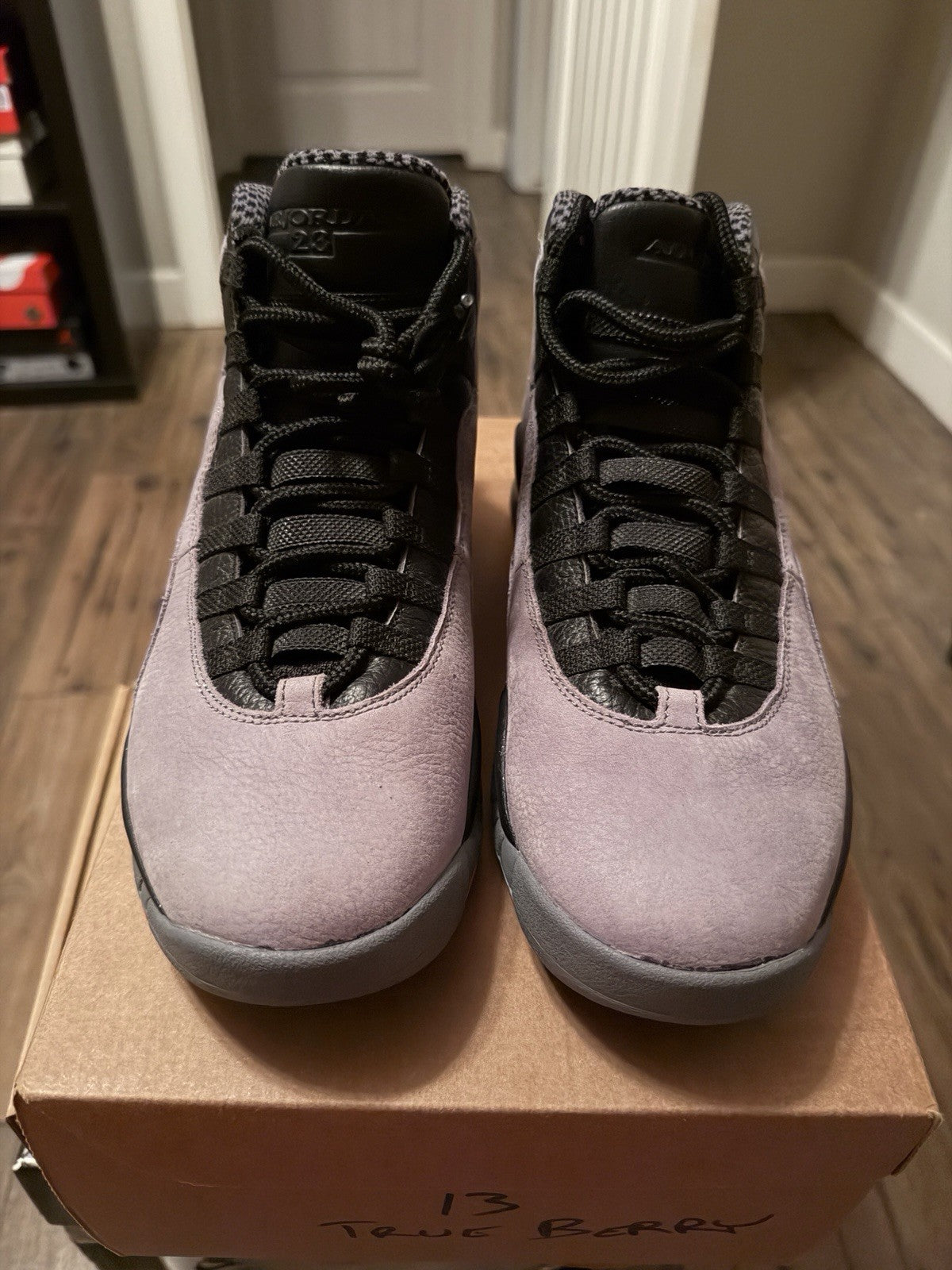LOOK SEE Sample Taiwan SP14 Cool Grey Infrared Size 9 - Nike Air Jordan 10 Retro - product image from the listing.