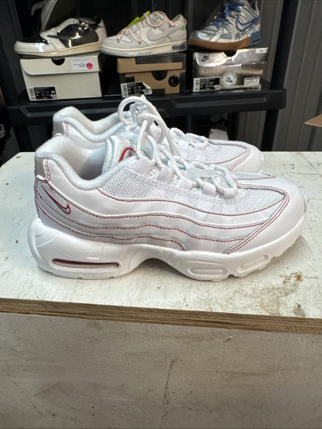 Nike Air Max 95 Recraft LTR GS Candy Cane | Replacement Box - Size 2Y - product image from the listing.
