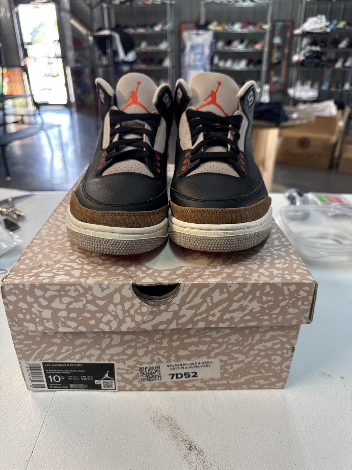 Jordan 3 Retro Mid Desert Elephant | Barely Wore - Size 10.5 - product image from the listing.