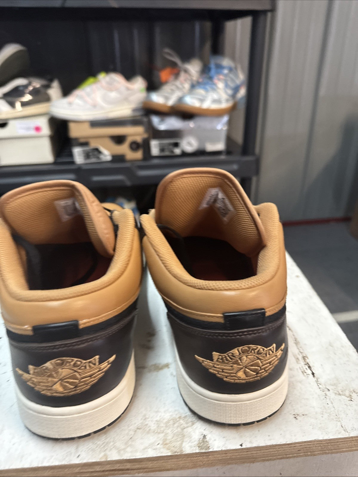 Air Jordan 1 SE Low Flax Baroque Brown | Replacement Box - Size 11 - product image from the listing.