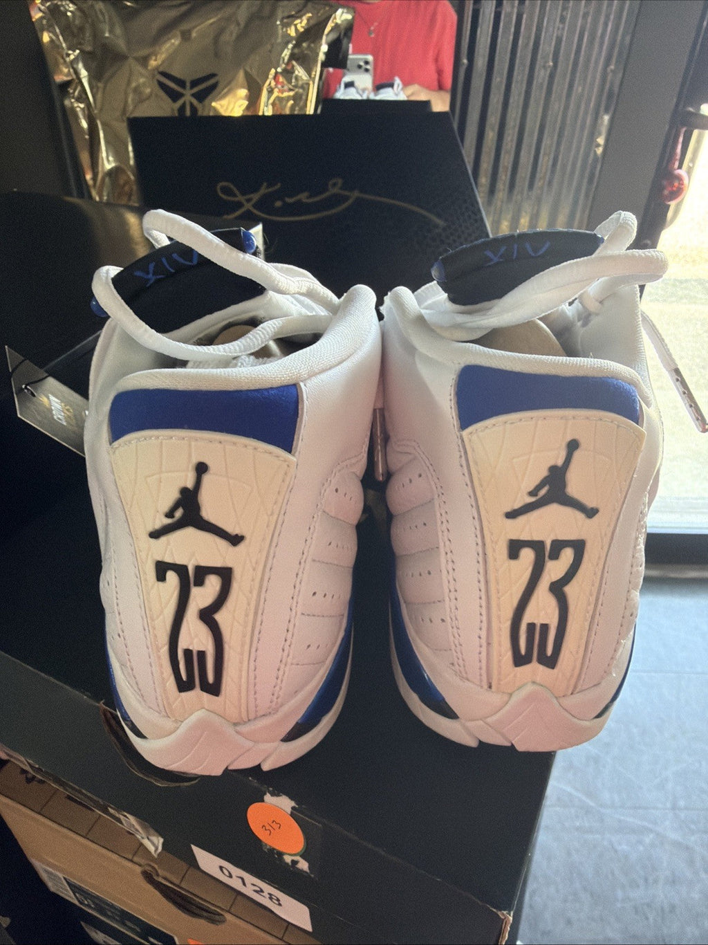 "Hyper Royal" Air Jordan 14 Retro (2020) (GS) Sneakers Unisex Youth Kids Young - product image from the listing.