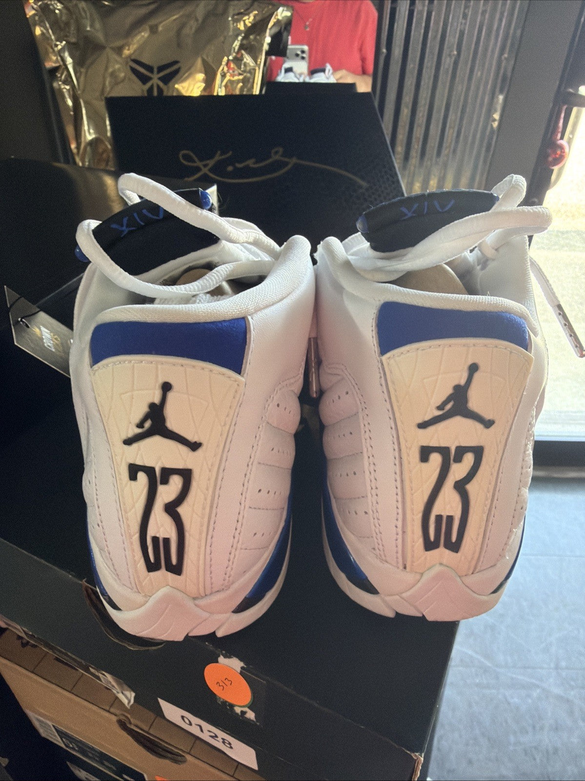 "Hyper Royal" Air Jordan 14 Retro (2020) (GS) Sneakers Unisex Youth Kids Young - product image from the listing.