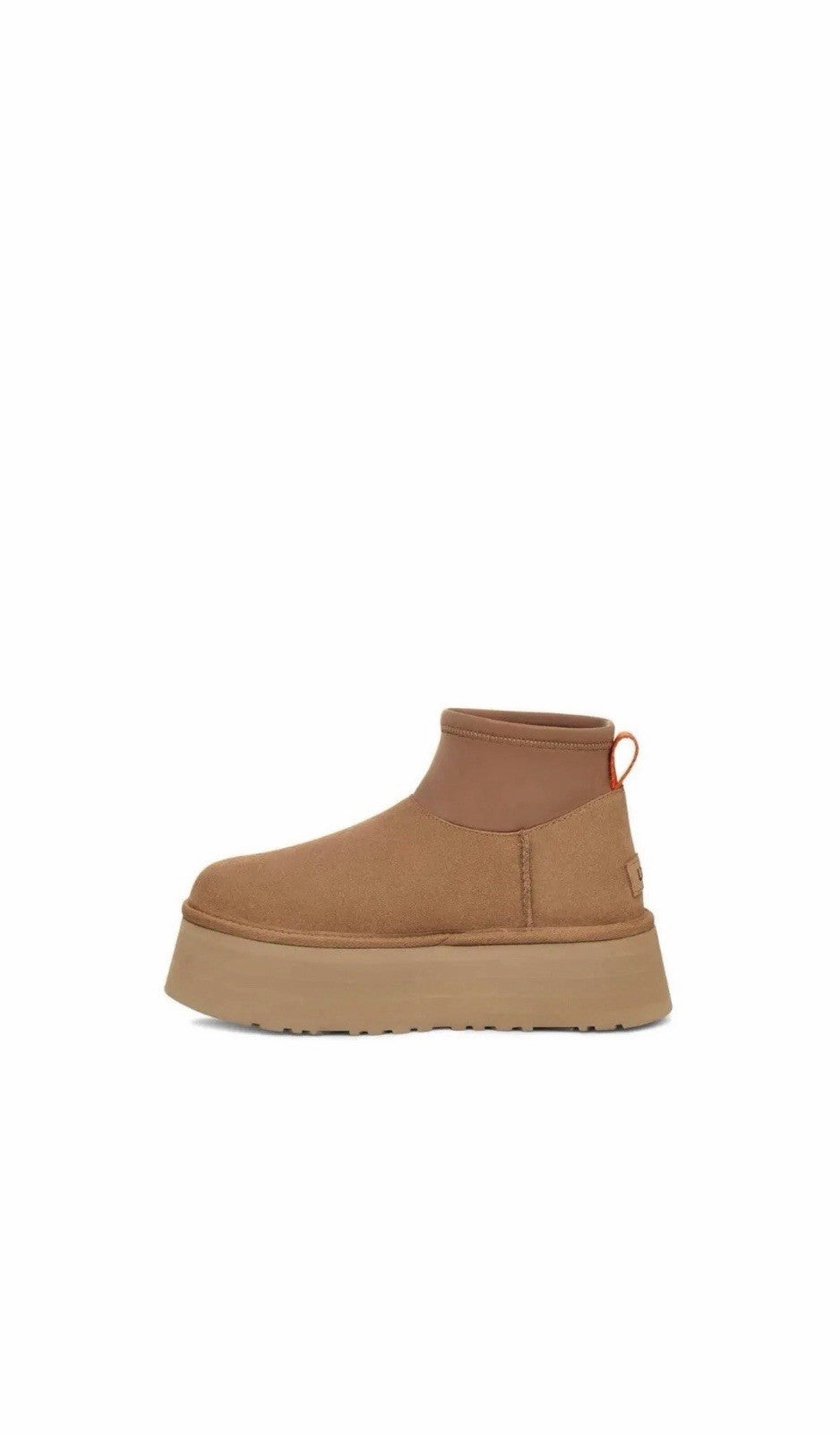 Women UGG Classic Mini Dipper Platform Boot 1168170 Chestnut Twinface Authentic - product image from the listing.
