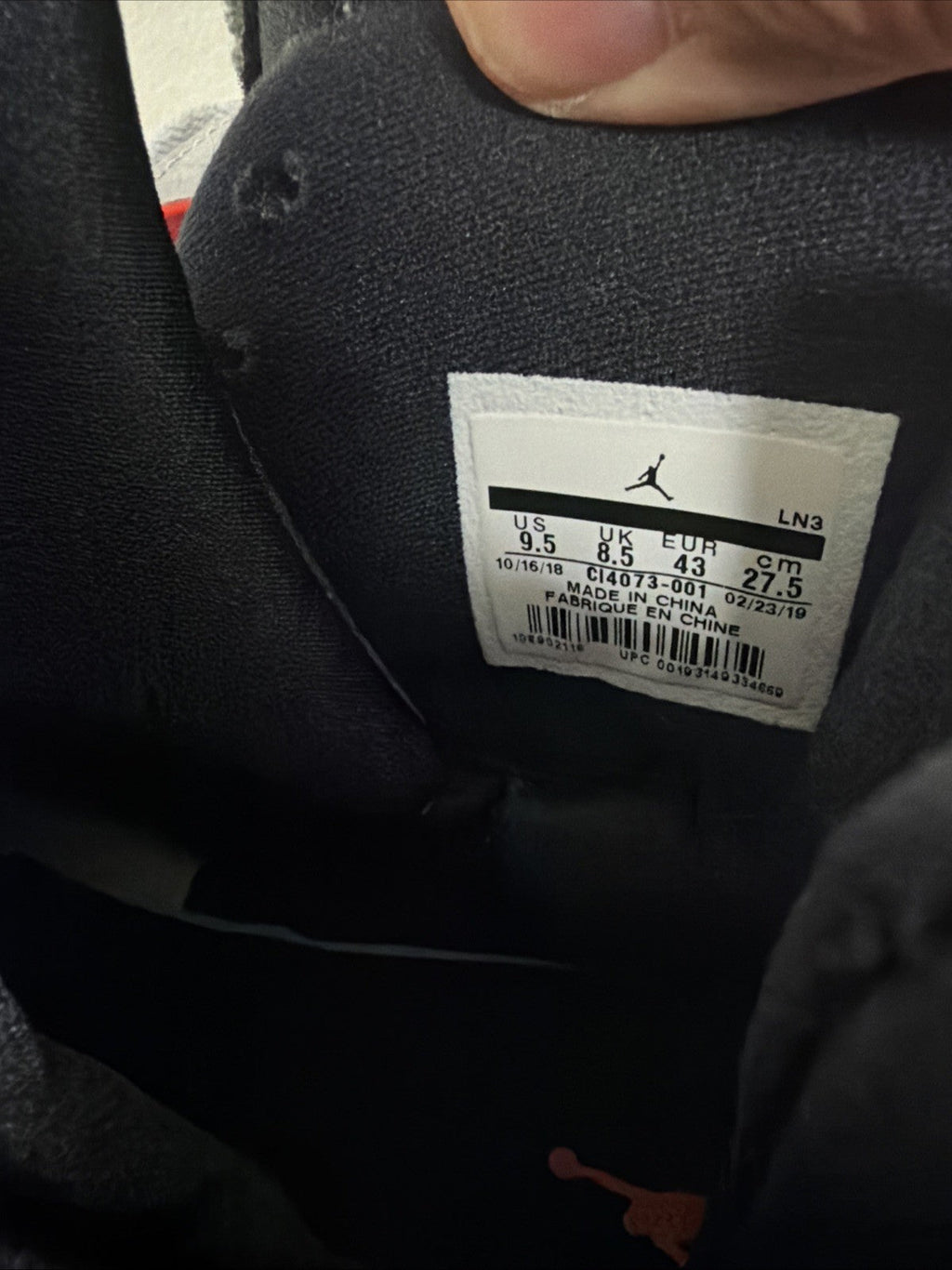 "Reflections of a Champion" Air Jordan 8 Retro SP CI4073-001 9.5 US - product image from the listing.