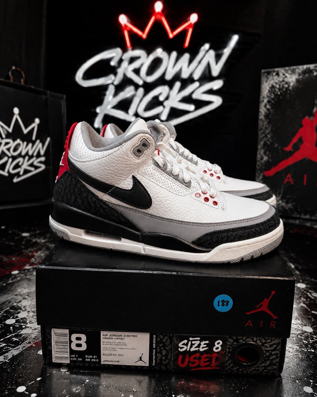 Jordan 3 Retro NRG Tinker 2018 - Size 8 - product image from the listing.