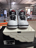 Nike Air Jordan 2 Retro OG Chicago White/Varsity Red/Black - Size 8.5 - product image from the listing.