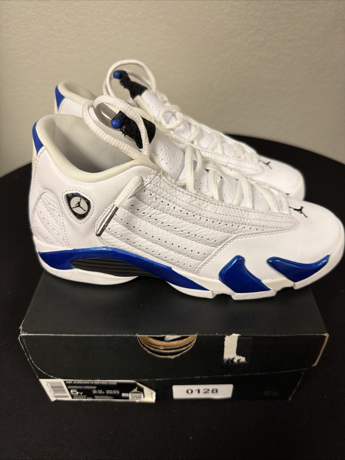 Jordan Jumpman MVP High Black Game Royal - Size 5 (GS) - product image from the listing.