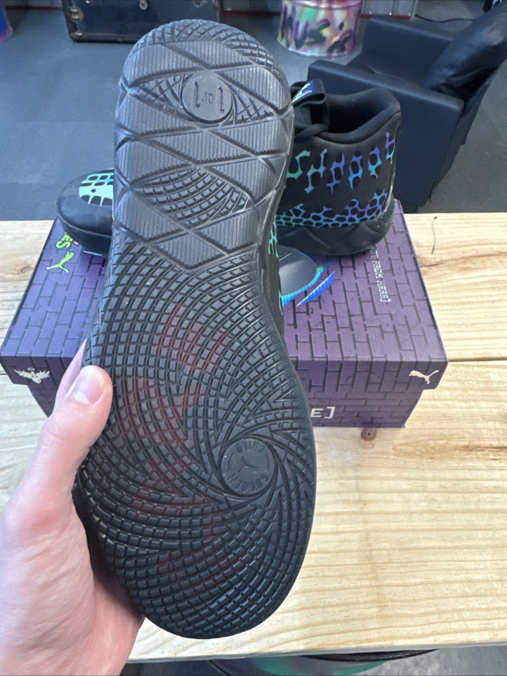 PUMA X Lamelo Ball Mb.01 TMNT Baxter Stockman | Wore Once - Size 14 - product image from the listing.