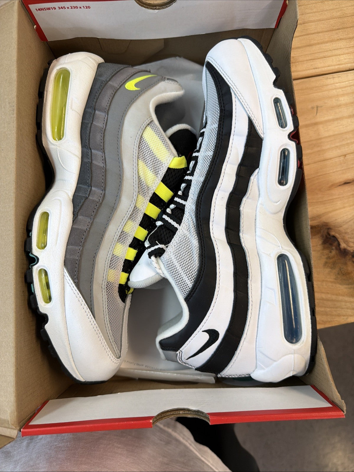 Men's Size 12 - Nike Air Max 95 QS Greedy 2.0 - product image from the listing.
