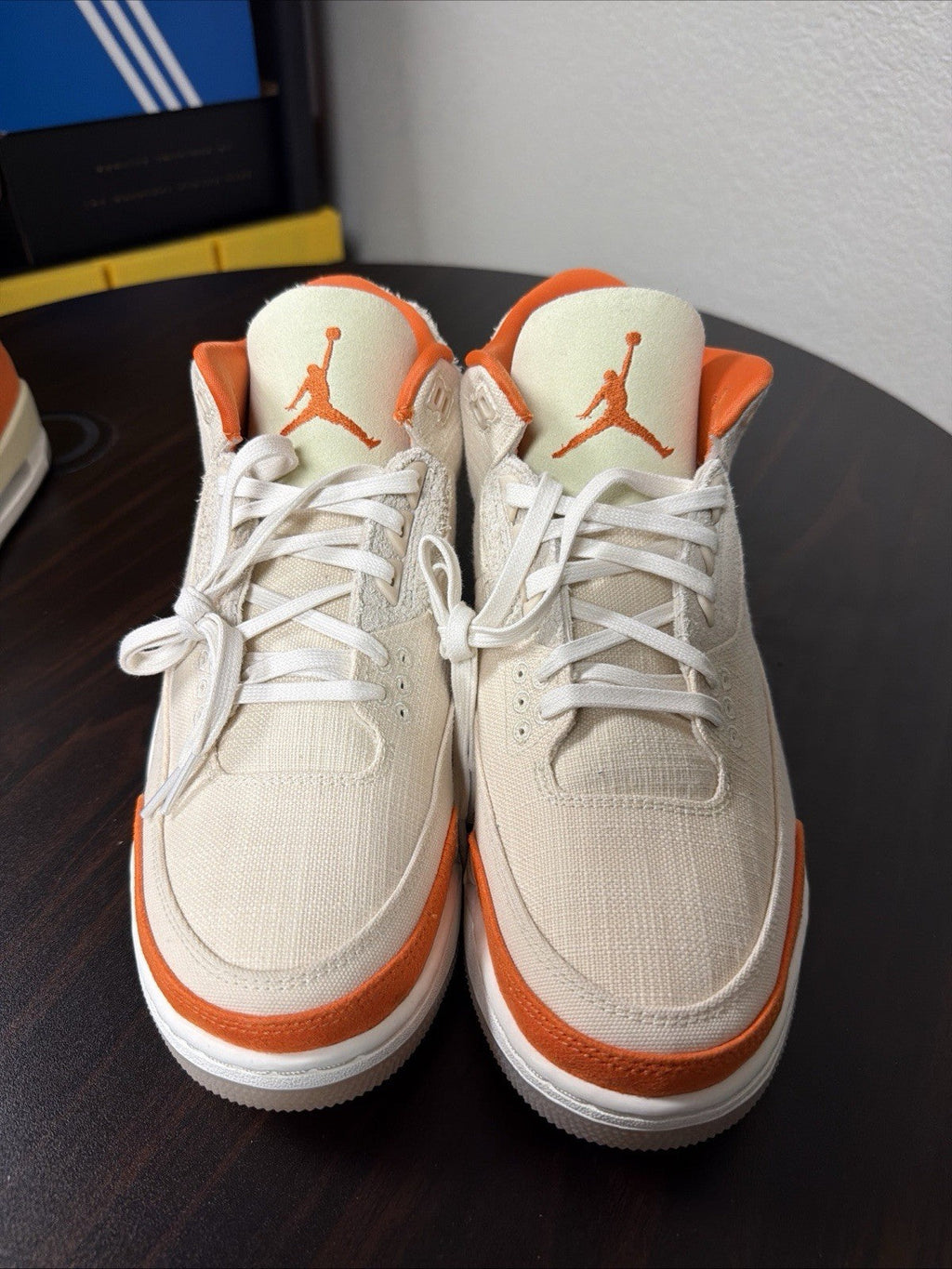 Size 11.5 Air Jordan 3 Retro Starfish Orange Sail IH7694-200 Brand New for Women - product image from the listing.