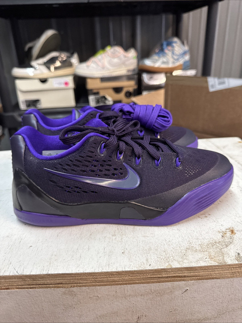 "Purple Dynasty" Size 5.5y - Kobe Ix Low Em Gs | Replacement Box - product image from the listing.