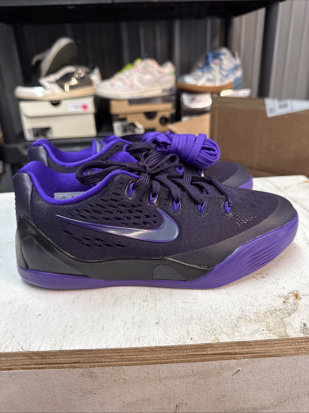 "Purple Dynasty" Size 5.5y - Kobe Ix Low Em Gs | Replacement Box - product image from the listing.