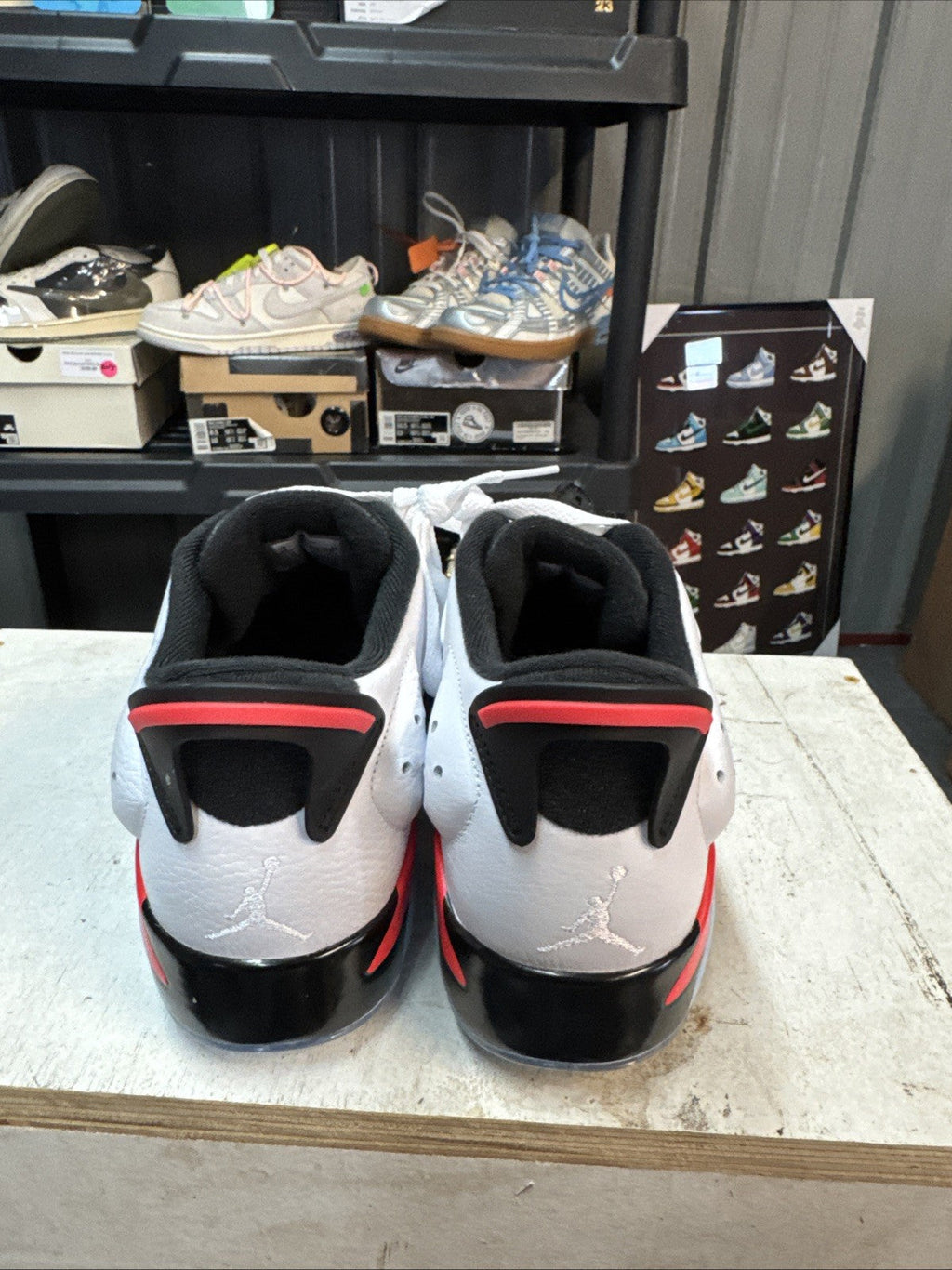 Air Jordan 6 Retro Golf Low White Infrared | Replacement Box - Size 12 - product image from the listing.