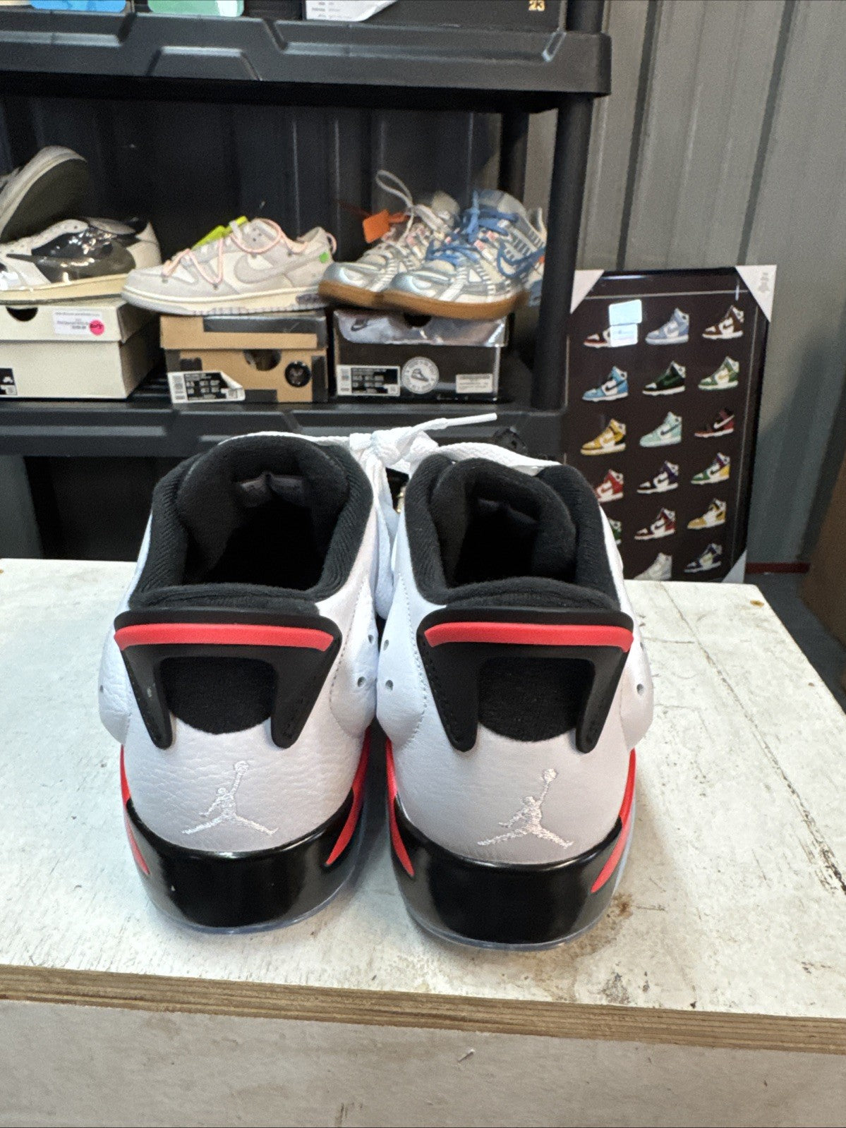 Air Jordan 6 Retro Golf Low White Infrared | Replacement Box - Size 12 - product image from the listing.