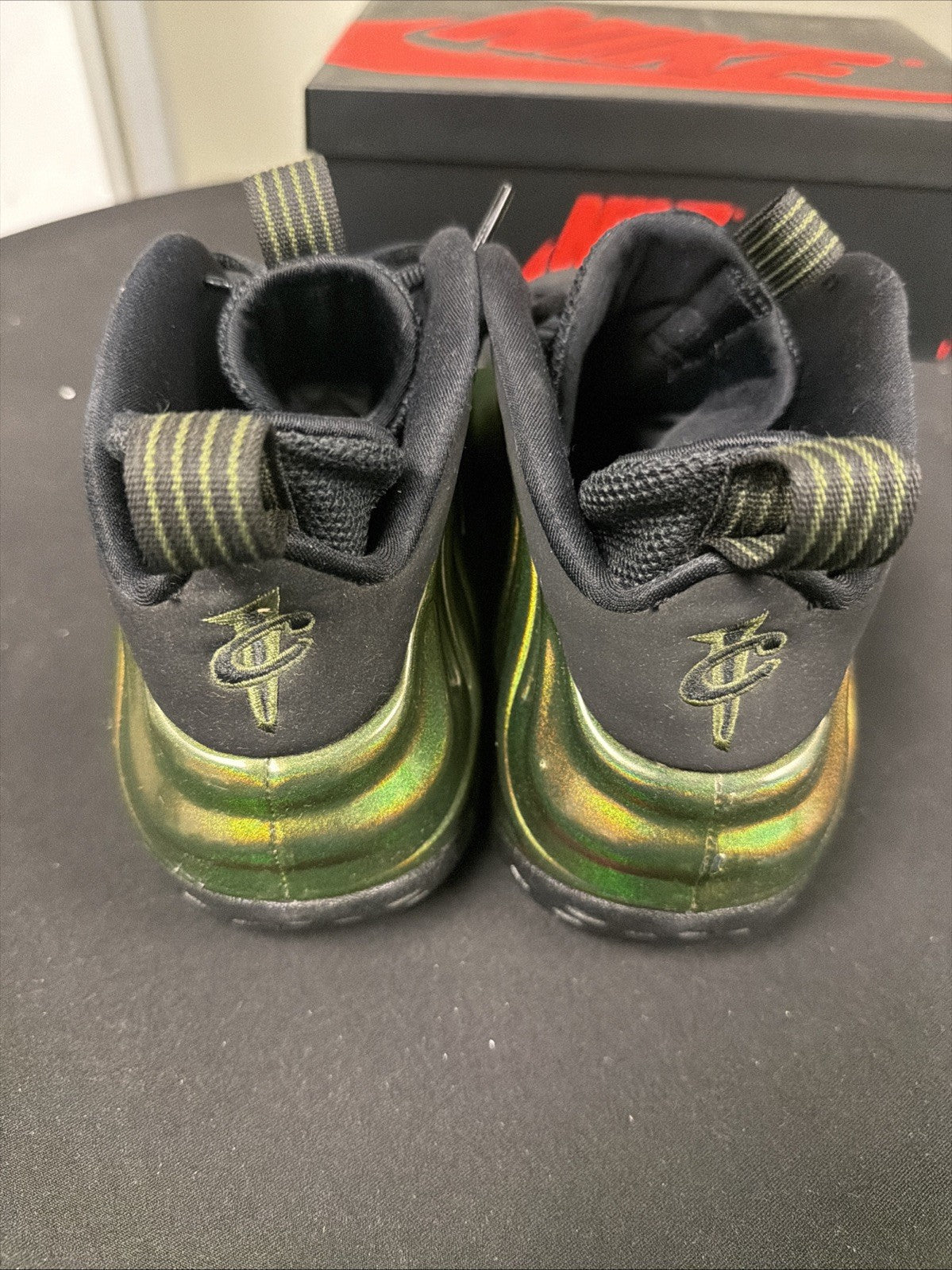Nike Air Foamposite One Legion Green 314996-301 Black - Size 11 - product image from the listing.