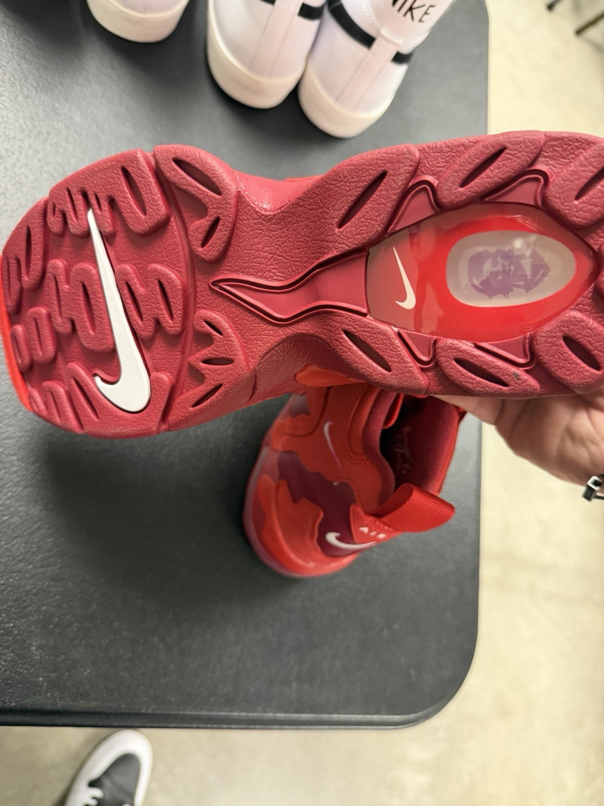 Men's Nike Air DT Max '96 Size 7 University Red/White-Red Crush IF1617-600 - product image from the listing.