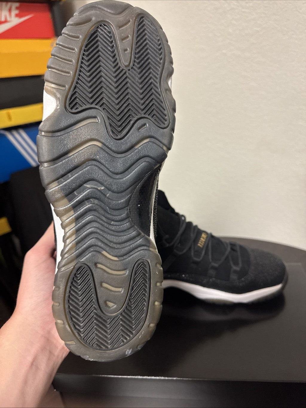 "Black Stingray" New Air Jordan 11 Retro Prem HC Size 10Y/WMNS 11.5 | No Box - product image from the listing.